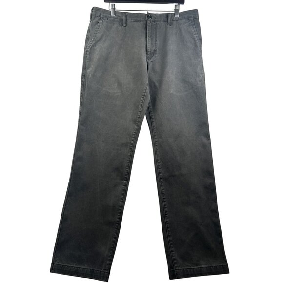 Eddie Bauer Pants Mens 38x33 Legend Wash Classic Fit Chino Gray Specially Dyed - Picture 1 of 12